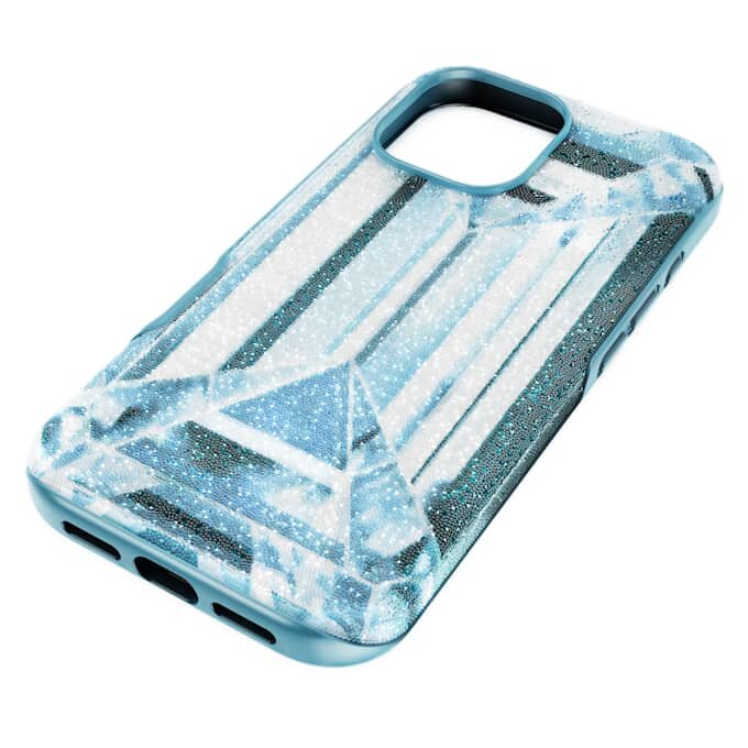 High smartphonehoesje met kristaleffect, iPhone® 17, blauw High smartphonehoesje met kristaleffect, iPhone® 17, blauw