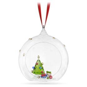 Holiday Cheers-kerstbal met boom en cadeautjes