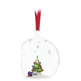 Holiday Cheers-kerstbal met boom en cadeautjes