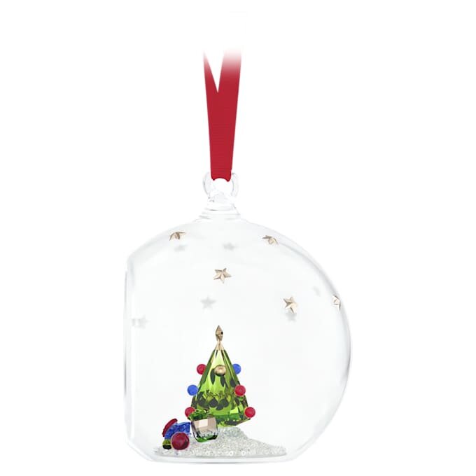 Holiday Cheers-kerstbal met boom en cadeautjes Holiday Cheers-kerstbal met boom en cadeautjes