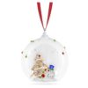 Holiday Cheers-kerstboomversiering met boom en sneeuwpop Holiday Cheers-kerstboomversiering met boom en sneeuwpop