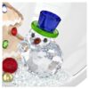 Holiday Cheers-kerstboomversiering met boom en sneeuwpop Holiday Cheers-kerstboomversiering met boom en sneeuwpop