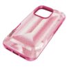 Hoog smartphonehoesje met kristallen printmotief, iPhone® 16 Pro, roze Hoog smartphonehoesje met kristallen printmotief, iPhone® 16 Pro, roze