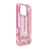 Hoog smartphonehoesje met kristallen printmotief, iPhone® 16 Pro, roze Hoog smartphonehoesje met kristallen printmotief, iPhone® 16 Pro, roze
