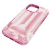 Hoog smartphonehoesje met kristallenprintmotief, iPhone® 16 Pro Max, roze Hoog smartphonehoesje met kristallenprintmotief, iPhone® 16 Pro Max, roze