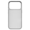 Hoog smartphonehoesje met platte achterkant en kristallen, iPhone® 17 Pro, zilverkleurig
