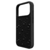 Hoog smartphonehoesje met platte achterkant en kristallen, iPhone® 17 Pro, zwart