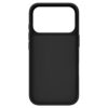 Hoog smartphonehoesje met platte achterkant en kristallen, iPhone® 17 Pro, zwart