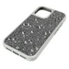 Hoog smartphonehoesje met verspreid patroon, iPhone® 16, zilverkleurig Hoog smartphonehoesje met verspreid patroon, iPhone® 16, zilverkleurig