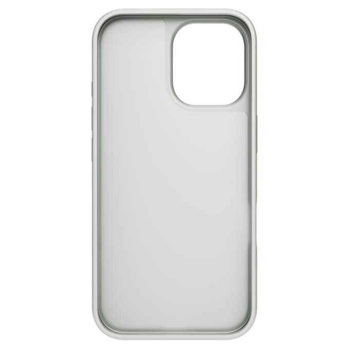 Hoog smartphonehoesje met verspreid patroon, iPhone® 16, zilverkleurig Hoog smartphonehoesje met verspreid patroon, iPhone® 16, zilverkleurig