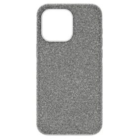 Hoog smartphonehoesje voor iPhone® 15 Pro Max, zilverkleurig
