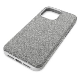 Hoog smartphonehoesje voor iPhone® 15 Pro Max, zilverkleurig