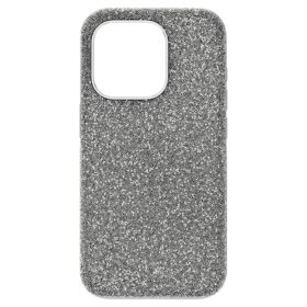 Hoog smartphonehoesje voor iPhone® 15 Pro, zilverkleurig