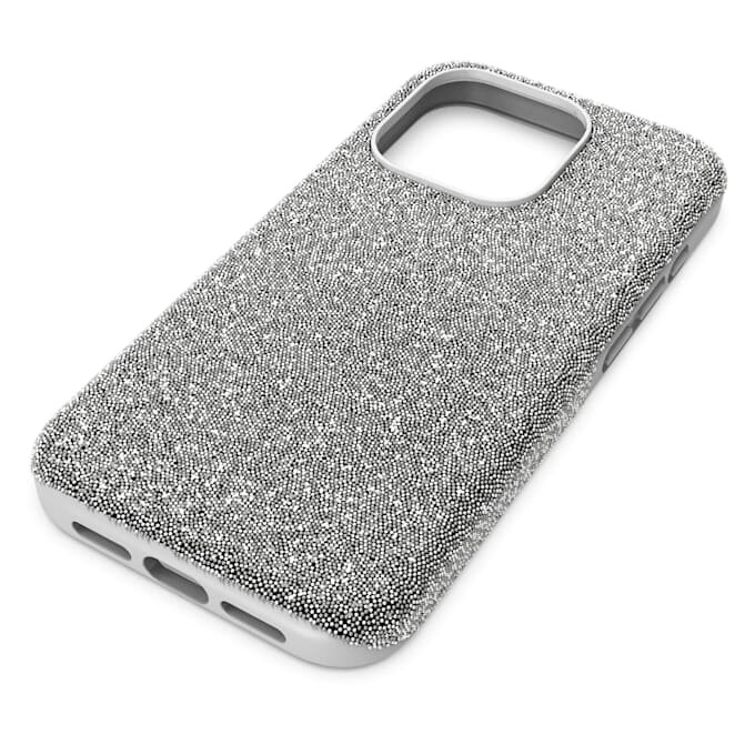 Hoog smartphonehoesje voor iPhone® 15 Pro, zilverkleurig Hoog smartphonehoesje voor iPhone® 15 Pro, zilverkleurig