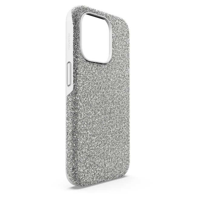 Hoog smartphonehoesje voor iPhone® 15 Pro, zilverkleurig Hoog smartphonehoesje voor iPhone® 15 Pro, zilverkleurig