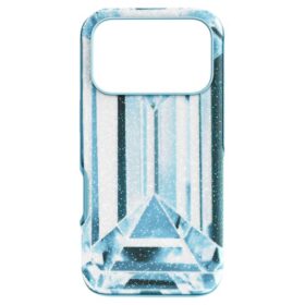 Hoogwaardige smartphonehoes met kristaleffect, iPhone® 17 Pro, blauw
