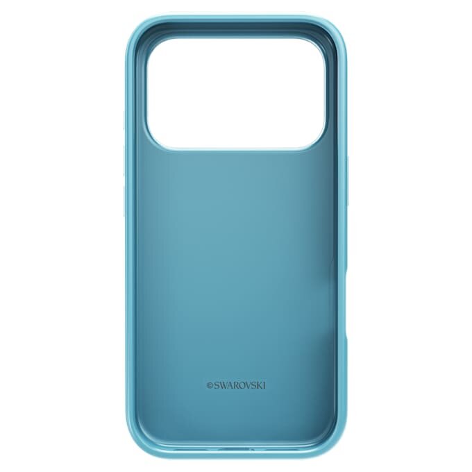Hoogwaardige smartphonehoes met kristaleffect, iPhone® 17 Pro, blauw Hoogwaardige smartphonehoes met kristaleffect, iPhone® 17 Pro, blauw