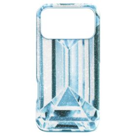 Hoogwaardige smartphonehoes met kristaleffect, iPhone® 17 Pro Max, blauw
