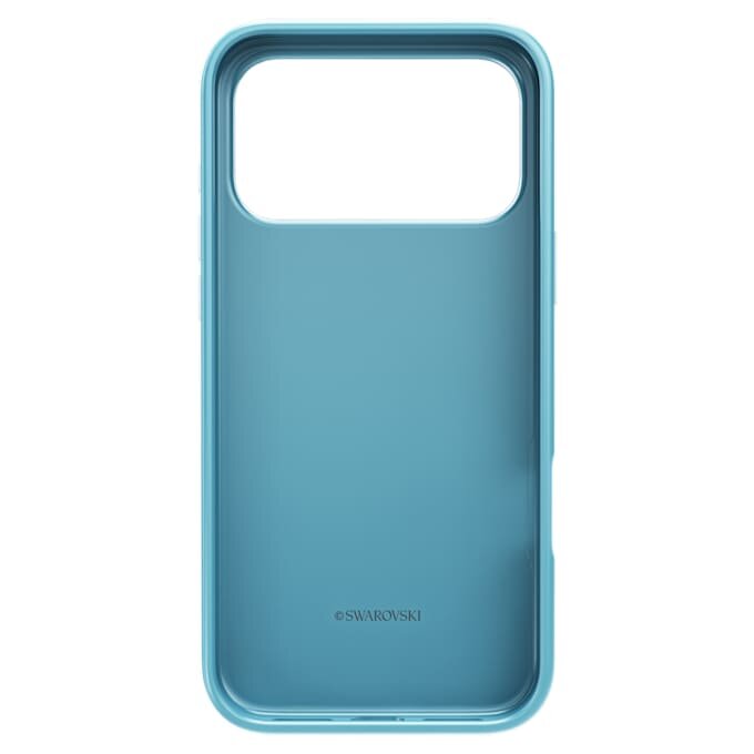 Hoogwaardige smartphonehoes met kristaleffect, iPhone® 17 Pro Max, blauw Hoogwaardige smartphonehoes met kristaleffect, iPhone® 17 Pro Max, blauw