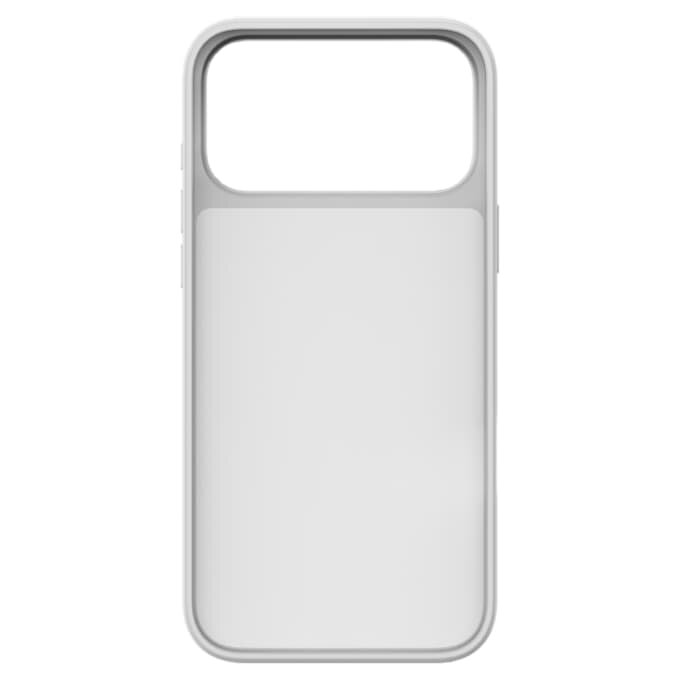 Hoogwaardige smartphonehoes met platte kristallen, iPhone® 17 Pro Max, zilverkleurig Hoogwaardige smartphonehoes met platte kristallen, iPhone® 17 Pro Max, zilverkleurig