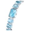Horloge met achthoekig geslepen armband, blauw, roestvrij staal Horloge met achthoekig geslepen armband, blauw, roestvrij staal