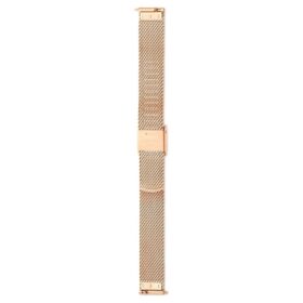 Horlogeband 13 mm (0,51″) breed, metaal, roségoudkleurig, roségoudkleurige afwerking Horlogeband 13 mm (0,51″) breed, metaal, roségoudkleurig, roségoudkleurige afwerking