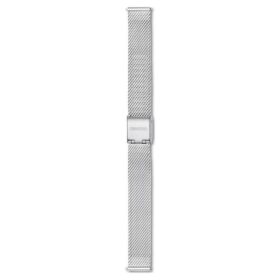 Horlogeband 13 mm (0,51″) breed, metaal, zilverkleurig, roestvrij staal Horlogeband 13 mm (0,51″) breed, metaal, zilverkleurig, roestvrij staal
