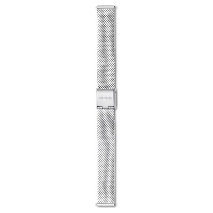 Horlogeband 13 mm (0,51″) breed, metaal, zilverkleurig, roestvrij staal Horlogeband 13 mm (0,51″) breed, metaal, zilverkleurig, roestvrij staal