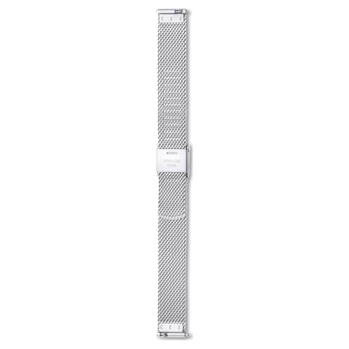 Horlogeband 13 mm (0,51″) breed, metaal, zilverkleurig, roestvrij staal Horlogeband 13 mm (0,51″) breed, metaal, zilverkleurig, roestvrij staal