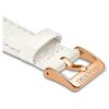 Horlogeband 16 mm (0,63″) breed, leren band, wit Horlogeband 16 mm (0,63″) breed, leren band, wit