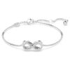 Hyperbola-armband Infinity, wit, gerhodineerd Hyperbola-armband Infinity, wit, gerhodineerd
