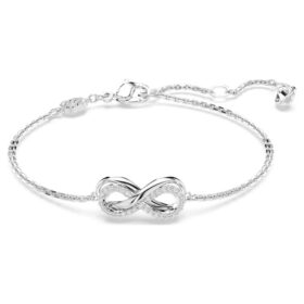 Hyperbola-armband Infinity, wit, gerhodineerd Hyperbola-armband Infinity, wit, gerhodineerd