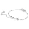 Hyperbola-armband Infinity, wit, gerhodineerd Hyperbola-armband Infinity, wit, gerhodineerd