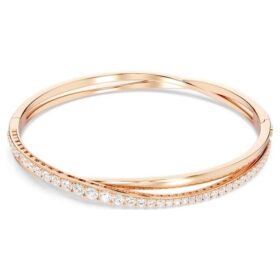 Hyperbola-armband wit, roségoudkleurig verguld Hyperbola-armband wit, roségoudkleurig verguld