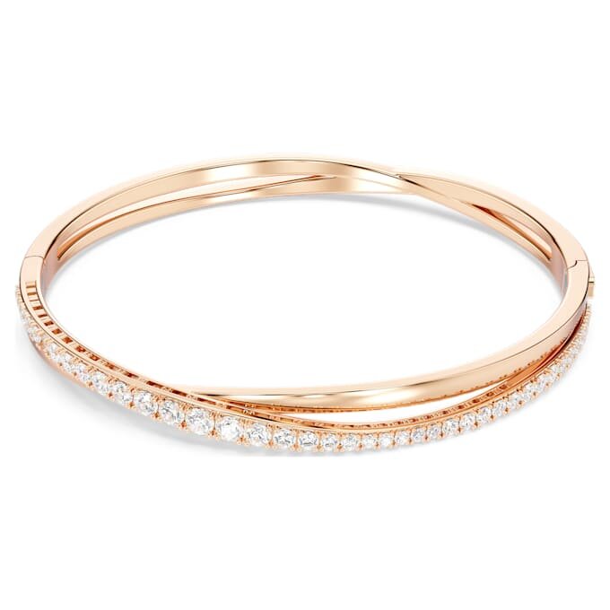 Hyperbola-armband wit, roségoudkleurig verguld Hyperbola-armband wit, roségoudkleurig verguld