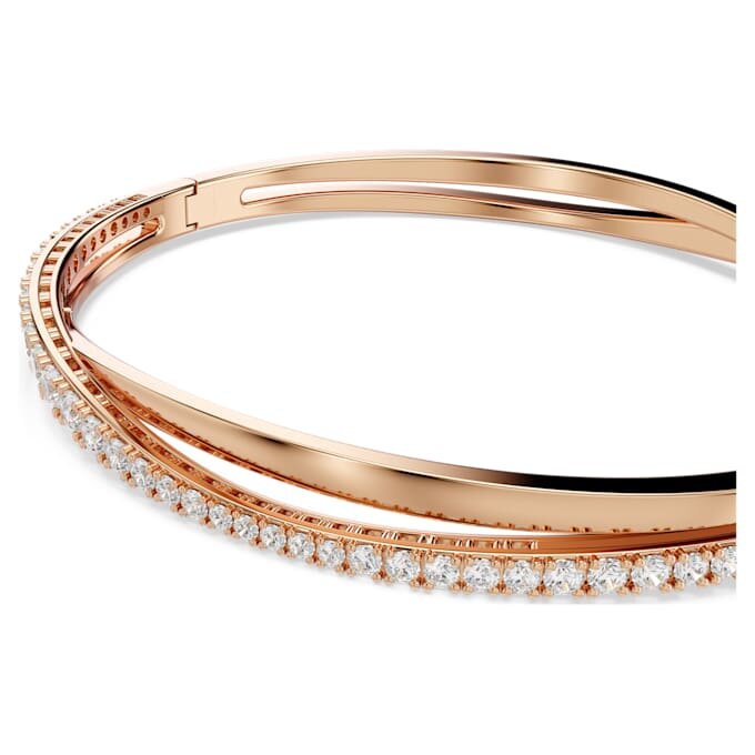 Hyperbola-armband wit, roségoudkleurig verguld Hyperbola-armband wit, roségoudkleurig verguld
