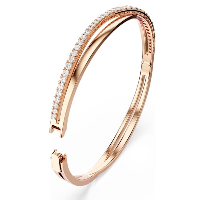 Hyperbola-armband wit, roségoudkleurig verguld Hyperbola-armband wit, roségoudkleurig verguld