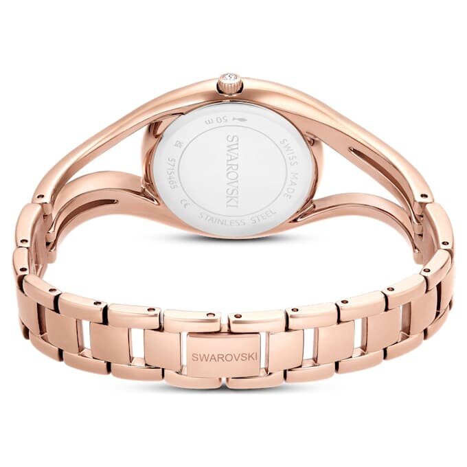 Hyperbola-armbandhorloge, Swiss Made, metalen armband, roségoudkleurig, roségoudkleurige afwerking Hyperbola-armbandhorloge, Swiss Made, metalen armband, roségoudkleurig, roségoudkleurige afwerking