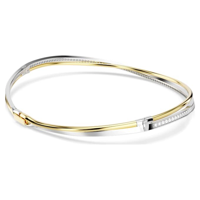 Hyperbola-choker met ronde slijpvorm, wit, gemengde metaalafwerking Hyperbola-choker met ronde slijpvorm, wit, gemengde metaalafwerking
