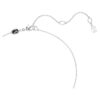 Hyperbola-hanger met gemengde slijpvormen, wit, afwerking in gemengd metaal Hyperbola-hanger met gemengde slijpvormen, wit, afwerking in gemengd metaal