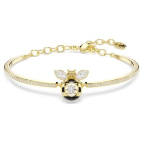 Idyllia-armband met gemengde slijpvormen, bij, veelkleurig, verguld Idyllia-armband met gemengde slijpvormen, bij, veelkleurig, verguld