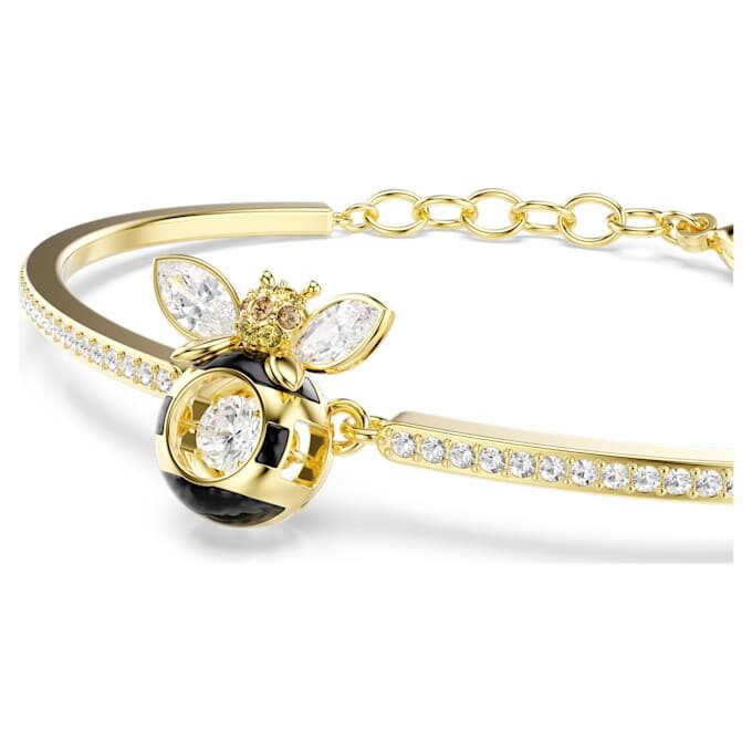 Idyllia-armband met gemengde slijpvormen, bij, veelkleurig, verguld Idyllia-armband met gemengde slijpvormen, bij, veelkleurig, verguld