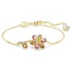 Idyllia-armband met gemengde slijpvormen, bloem, veelkleurig, verguld Idyllia-armband met gemengde slijpvormen, bloem, veelkleurig, verguld