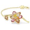 Idyllia-armband met gemengde slijpvormen, bloem, veelkleurig, verguld Idyllia-armband met gemengde slijpvormen, bloem, veelkleurig, verguld
