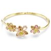 Idyllia-armband met gemengde slijpvormen, bloemmotief, veelkleurig, verguld Idyllia-armband met gemengde slijpvormen, bloemmotief, veelkleurig, verguld