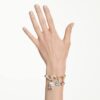 Idyllia-armband met gemengde slijpvormen, gemengde motieven, veelkleurig, verguld Idyllia-armband met gemengde slijpvormen, gemengde motieven, veelkleurig, verguld