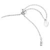 Idyllia-armband met gemengde slijpvormen, hart met pijl, wit, gerhodineerd Idyllia-armband met gemengde slijpvormen, hart met pijl, wit, gerhodineerd