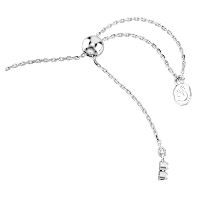 Idyllia-armband met gemengde slijpvormen, hart met pijl, wit, gerhodineerd Idyllia-armband met gemengde slijpvormen, hart met pijl, wit, gerhodineerd