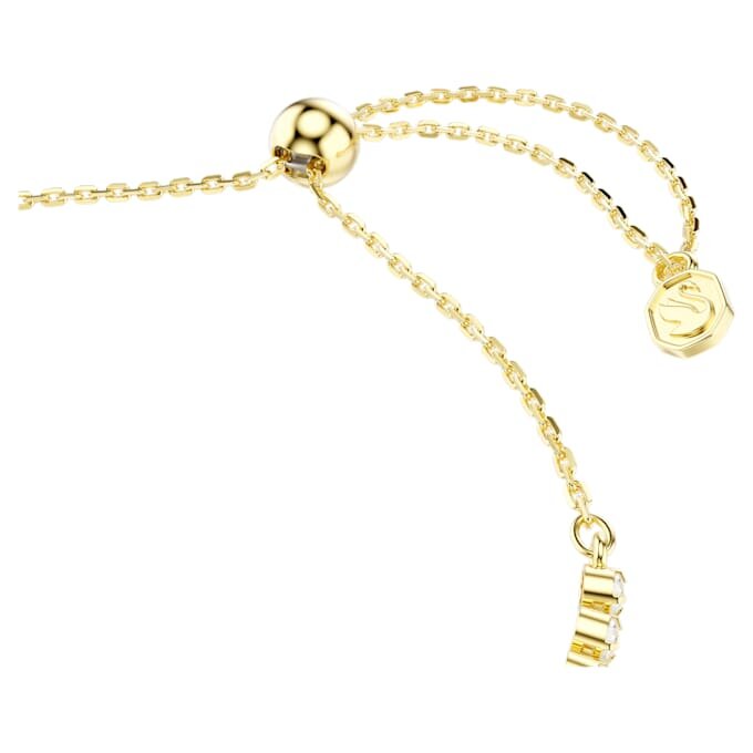 Idyllia-armband met gemengde slijpvormen, hart met pijl, wit, verguld Idyllia-armband met gemengde slijpvormen, hart met pijl, wit, verguld