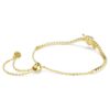Idyllia-armband met gemengde slijpvormen, hart met pijl, wit, verguld Idyllia-armband met gemengde slijpvormen, hart met pijl, wit, verguld